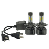 Low & High Beam LED Headlights - H4 / 9003