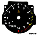 Gauge Cluster Faces MKIV Toyota Supra