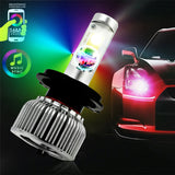 Color Changing RGB Bluetooth LED Headlight Kit